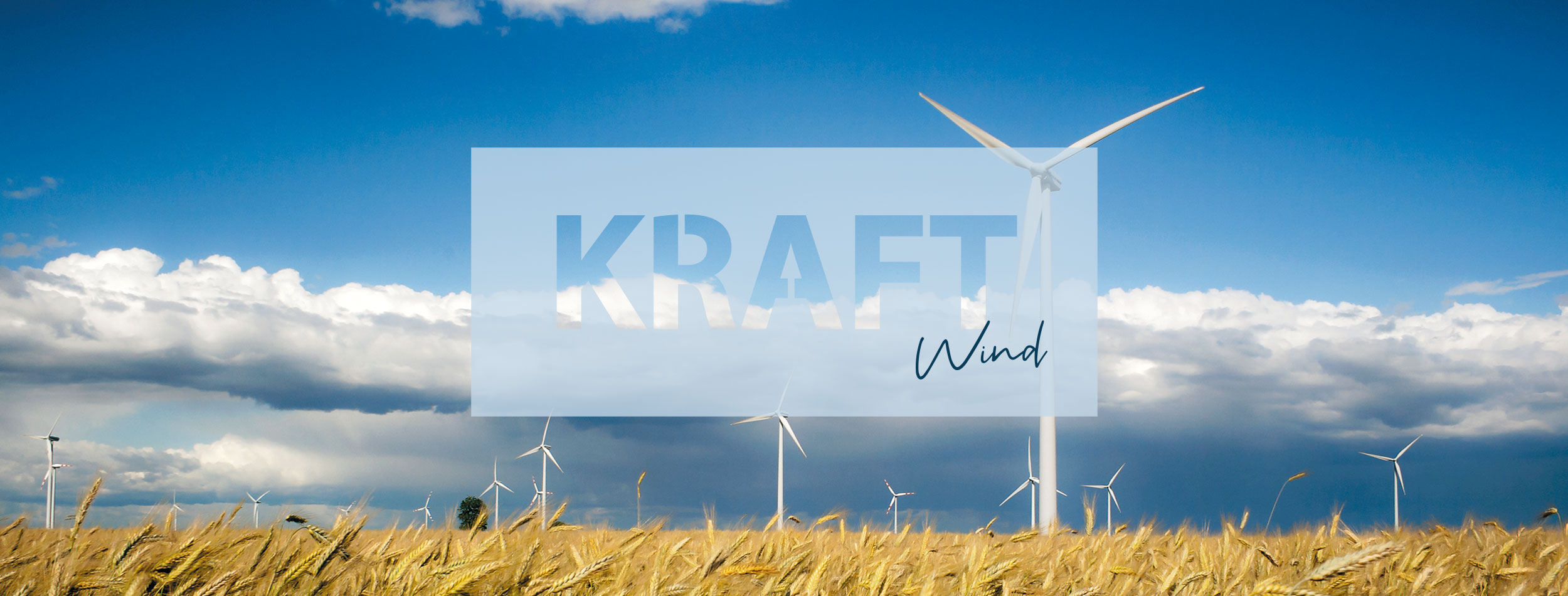 Bildbanner Windkraft